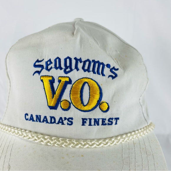 Vintage Seagram's V.O. CANADA’S FINEST Snapback Rope Hat Cap - Picture 3 of 15